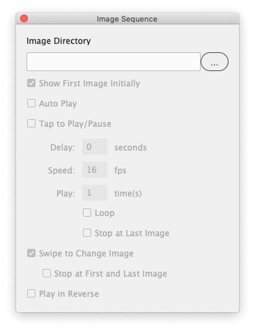 image sequence widget